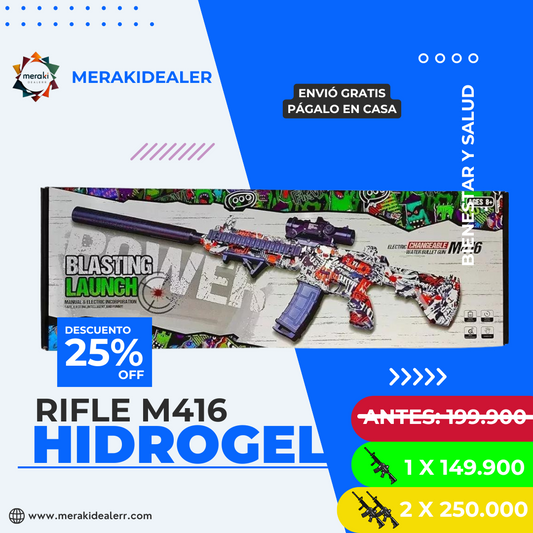 RIFLE M416 DE HIDROGEL