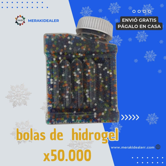 BOLAS PISTOLA HIDROGEL 50.000 BALAS